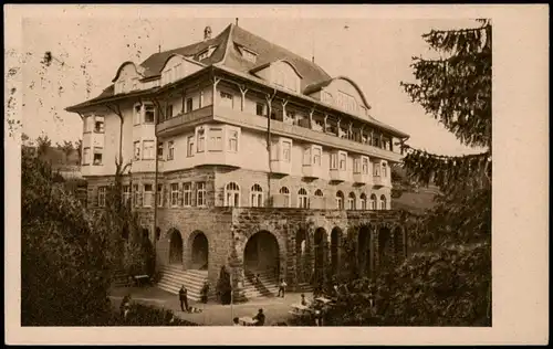 Freudenstadt Kurhaus Teuchelwald 1921  gel. Bezirksversorgungsstelle Waiblingen