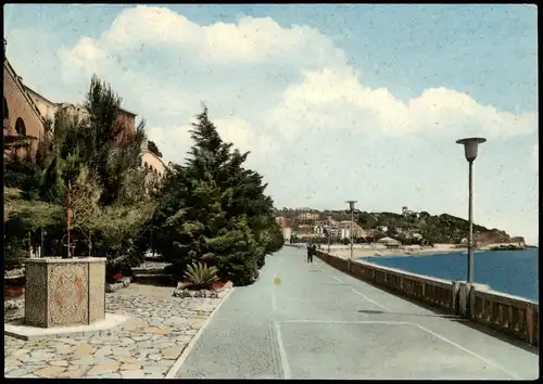 Cartoline Celle Ligure Çelle Lungomare Sea Front Promenade 1962