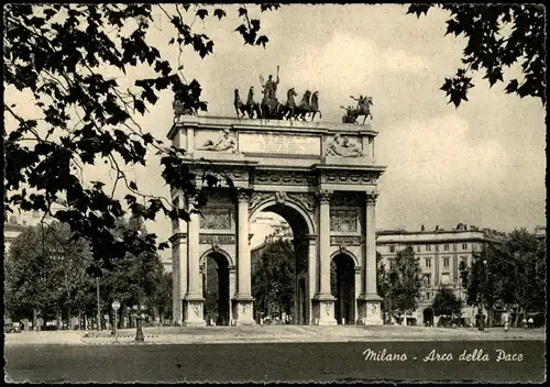 Cartoline Mailand Milano Strassen Partie, Arco della Pace 1960