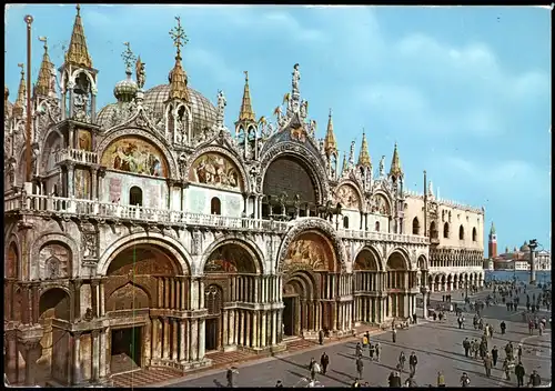 Venedig Venezia Chiesa San Marco, Markuskirche, Markusplatz 1961