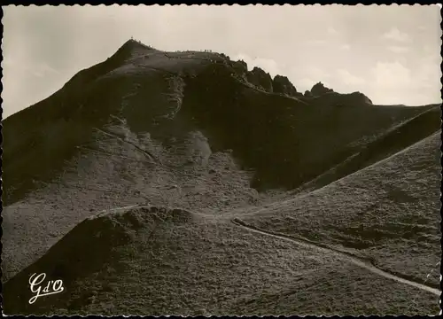 .Frankreich L'Auvergne PIC DU SANCY Sommet du Massif Central Frankreich 1960
