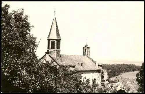 Ansichtskarte Tecklenburg Panorama-Ansicht mit Kirche 1950