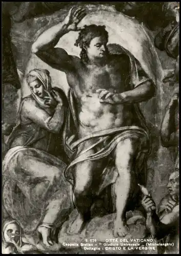 Vatikanstadt Rom Citta del Vaticano Cappella Sistina (Kunst Michelangelo) 1960