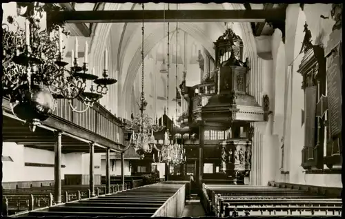 Ansichtskarte Norden Ludgerikirche mit Schnittger-Orgel 1967