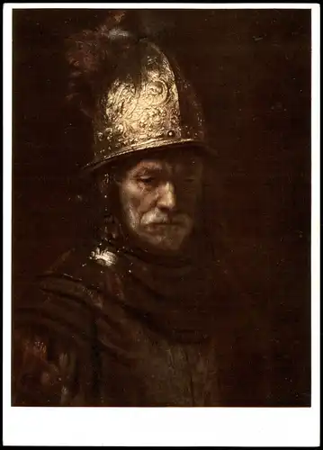 Ansichtskarte  Rembrandt: Der Mann mit dem Goldhelm BRUCKMANNS BILDKARTE 1960