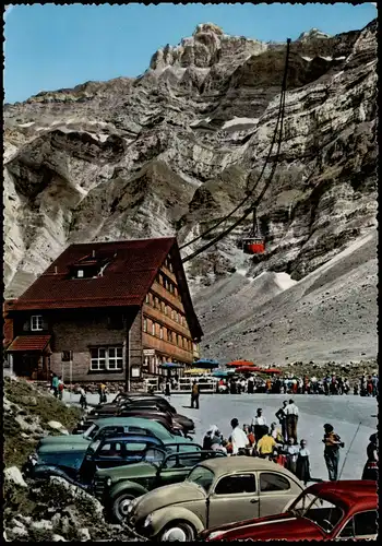 Ansichtskarte Schwende Säntis-Schwebebahn. Schwägalp 1963