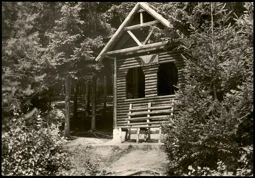 Ansichtskarte Blankenhain Waldhütte Schönblick, DDR AK 1980/1973