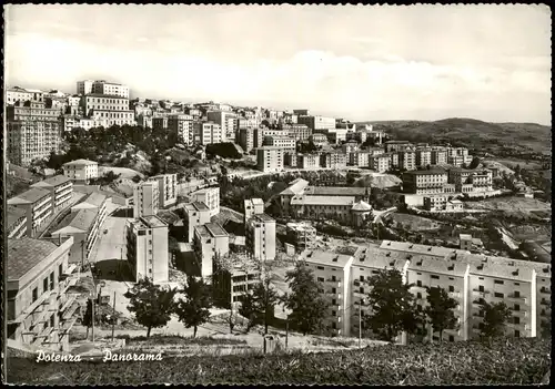 Cartoline Potenza Stadt Panorama 1960