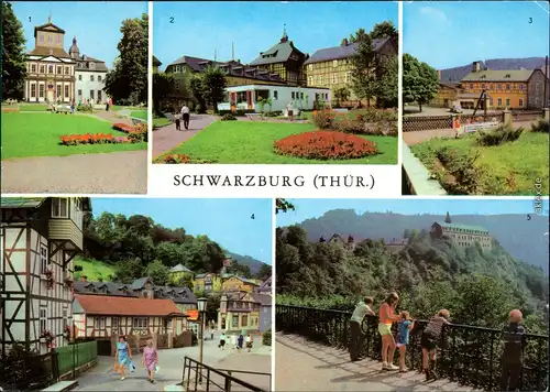 Schwarzburg 1. Kasiersaalgebäude (erbaut 1699-1719, 2. Max-Reimann-Platz 1981