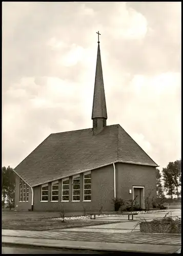 Ansichtskarte Nottuln Straßenansicht Partie an der Kirche 1960