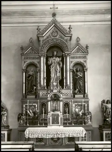 Gröden (Südtirol) Val Gardena Grödental - St ULRICH Kirche 1960