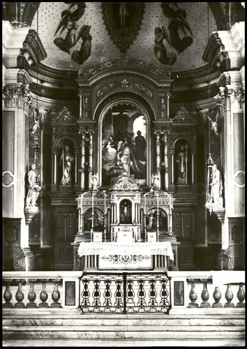 Gröden (Südtirol) Val Gardena Chiesa Parrocchiale - Altare Maggiore 1960
