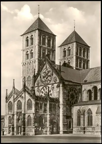 Ansichtskarte Münster (Westfalen) Dom Paradies Außenansicht 1960