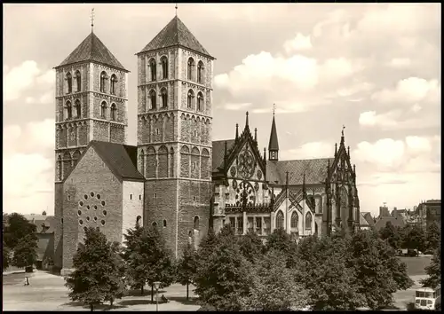 Ansichtskarte Münster (Westfalen) St.-Paulus-Dom Außenansicht 1960