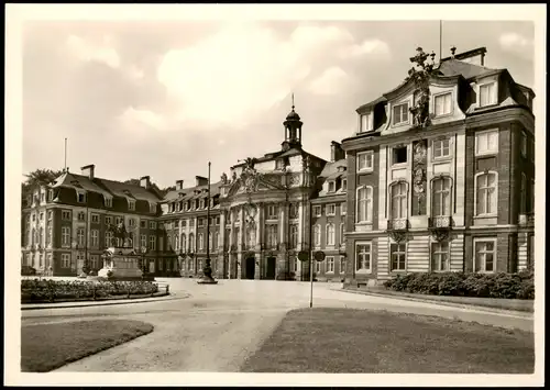 Münster (Westfalen) SCHLOSS Gebäude-Ansicht Castle Building 1960