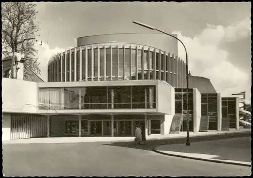Ansichtskarte Münster (Westfalen) Stadttheater Theater Gebäude-Ansicht 1959