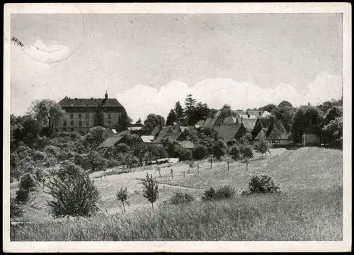 Ansichtskarte Molsberg Stadtpartie 1942  gel. Feldpost WK2
