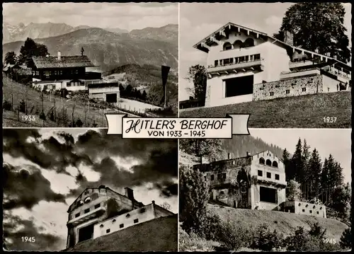 Ansichtskarte Berchtesgaden Obersalzberg - 4 Bild 1933-45 1965