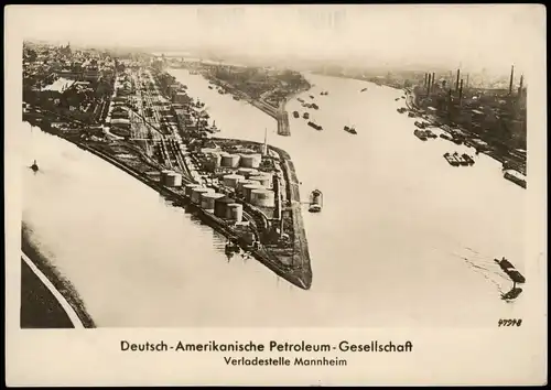 Ludwigshafen Luftbild Deutsch - Amerikanische Petroleum-Gesellschaft 1932