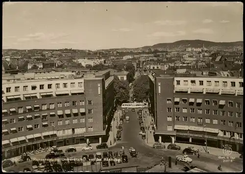Postcard Oslo Kristiania Fr. Nansenspl pg. Universität 1932
