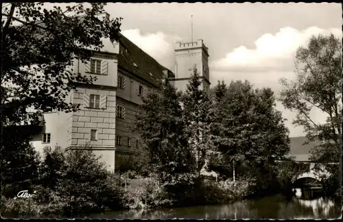 Hohenkammer Schloß Hohenkammer, Waldbauern-Raiffeisen-Rechnerschule 1960   gelaufen mit Stempel HOHENKAMMER