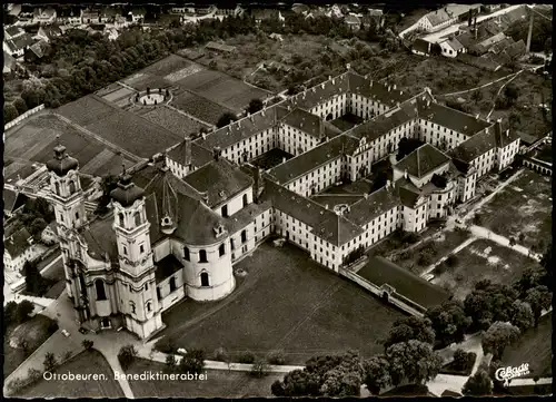 Ansichtskarte Ottobeuren Luftbild 1964