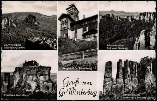 Ansichtskarte Schmilka Großer Winterberg - MB 1959