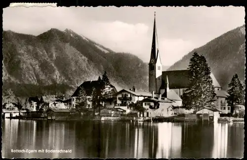 Ansichtskarte Rottach-Egern See- und Ortsansicht 1959