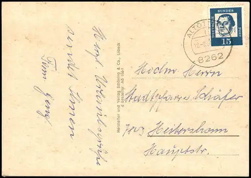 Altötting Mehrbild-AK mit Gnadenaltar, Pilgerzug, Kapellplatz uvm. 1965