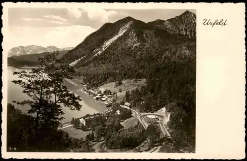 Ansichtskarte Urfeld-Kochel am See Blick auf die Stadt 1931