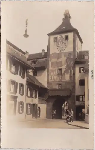 Ansichtskarte .Schweiz Schweiz Helvetia Stadttor 1922 Privatfoto