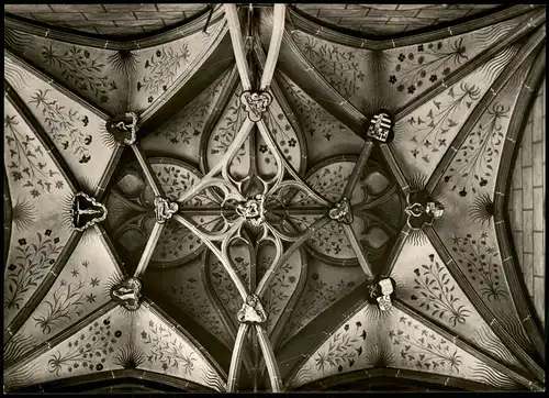 Meisenheim Schlosskirche Innenansicht Gewölbe der Grabkapelle 1960