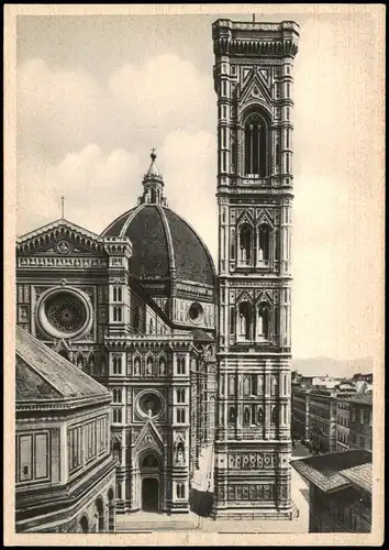 Cartoline Florenz Firenze Il campanile (Glotta) 1930