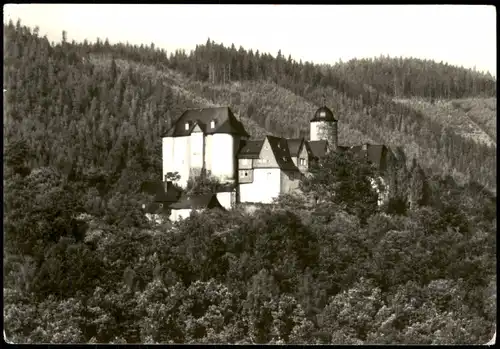 Ansichtskarte Leutenberg Friedensburg Panorama Ansicht DDR 1977/1974