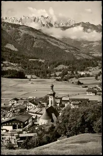 Ansichtskarte Reit im Winkl Panorama-Ansicht mit Wildem Kaiser 1959