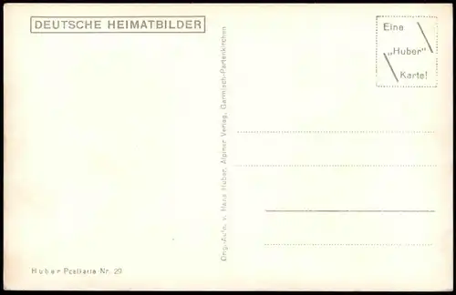 Ansichtskarte Garmisch-Partenkirchen Riessersee gegen Zugspitzgruppe 1955