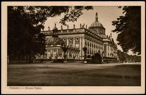 Ansichtskarte Brandenburger Vorstadt-Potsdam Neues Palais (Sanssouci) 1925