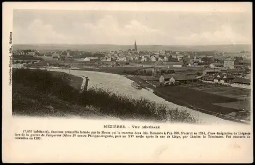 Charleville-Mézières   VUE GÉNÉRALE Panorama-Gesamtansicht 1910