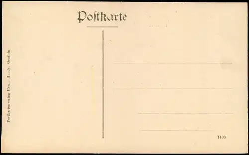 Ansichtskarte Reesdorf-Möckern Waldweg zum Schießstand 1923