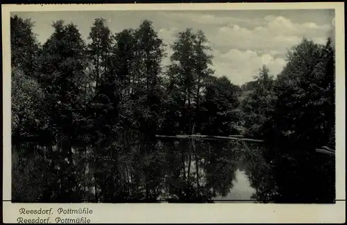 Ansichtskarte Reesdorf-Möckern Pottmühle 1932