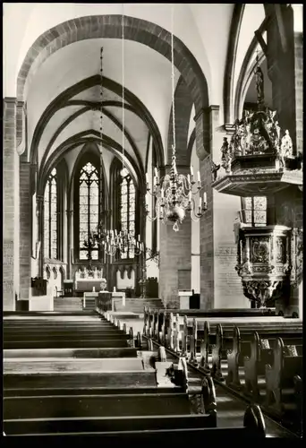 Ansichtskarte Minden St. Martinikirche Kanzel von 1608 1960