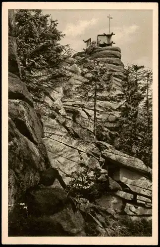 Ansichtskarte  Fichtelgebirge Burgstein 871 1934