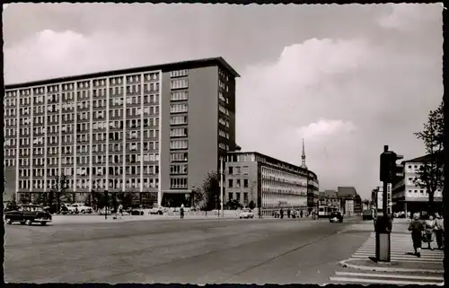Ansichtskarte Dortmund Neuter mit Stadthaus - Straße 1955