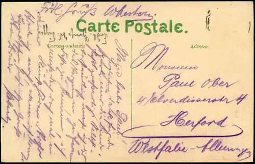 Postkaart Brüssel Bruxelles Junge - Le Square du Petit Sablon 1912