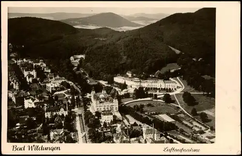 Ansichtskarte Bad Wildungen Luftbild 1958