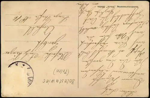 Postcard Bunzlau Bolesławiec Großer Topf 1914