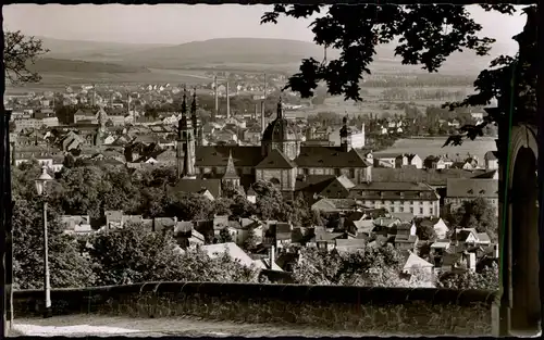 Ansichtskarte Fulda Blick auf Stadt und Fabriken 1963