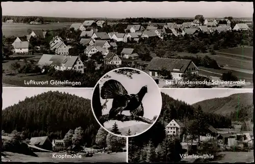 Ansichtskarte Göttelfingen-Seewald Stadt. Kropfmühle LK Freudenstadt 1960