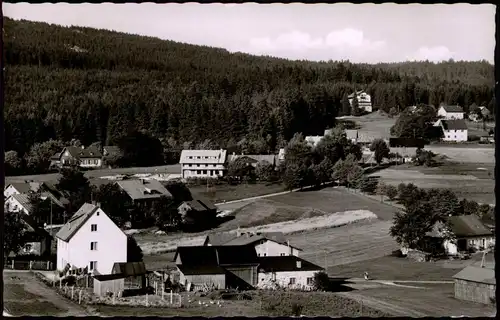 Ansichtskarte Fleckl-Warmensteinach Stadt 1962  gel. Landpoststempel ü. Bayreuth