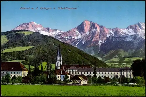 Ansichtskarte Admont Admont m. d. Pyhrgass 1913